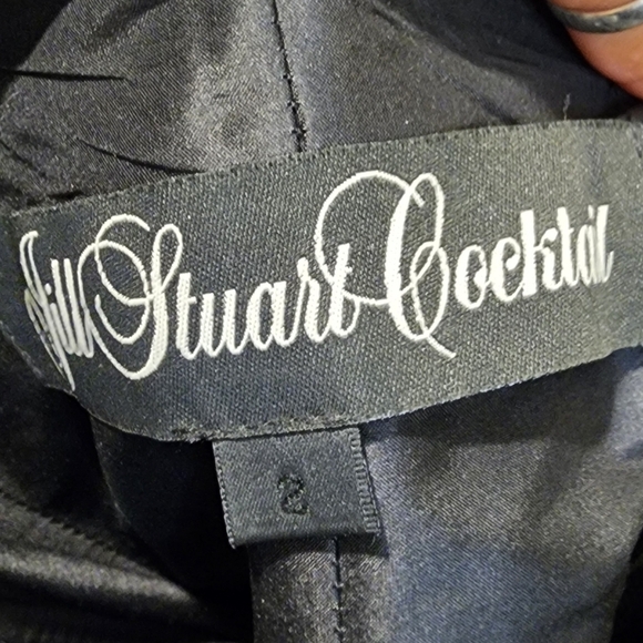 JILL STUART Cocktail Black Lace Strapples Short Dress size 2 - Picture 6 of 9